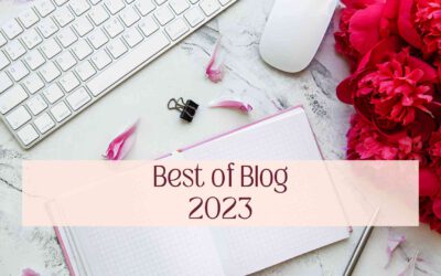 Best of Blog 2023: Meine persönliche Bestenliste des Jahres