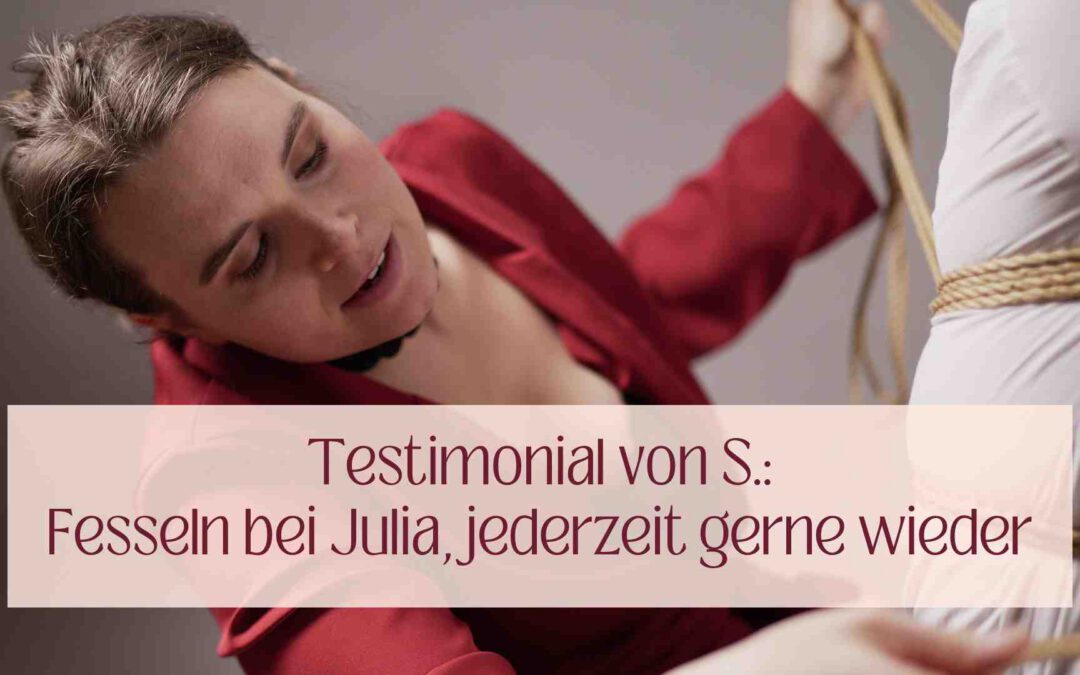 Shibari mit Julia, jederzeit gerne wieder: S. teilt seine Erfahrung von Coming Home