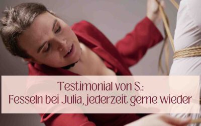 Shibari mit Julia, jederzeit gerne wieder: S. teilt seine Erfahrung von Coming Home