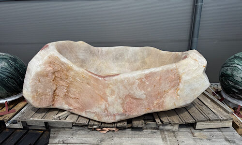 Welt der Kristalle Badewanne Rosenquarz