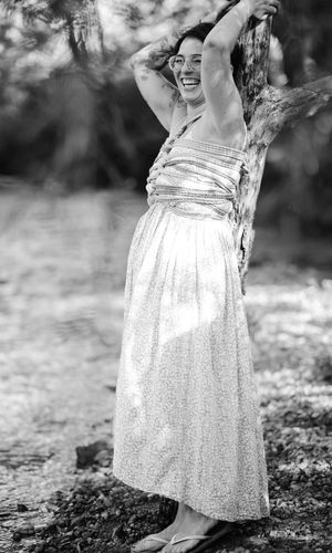 Kleid Model Fesseln Shibari